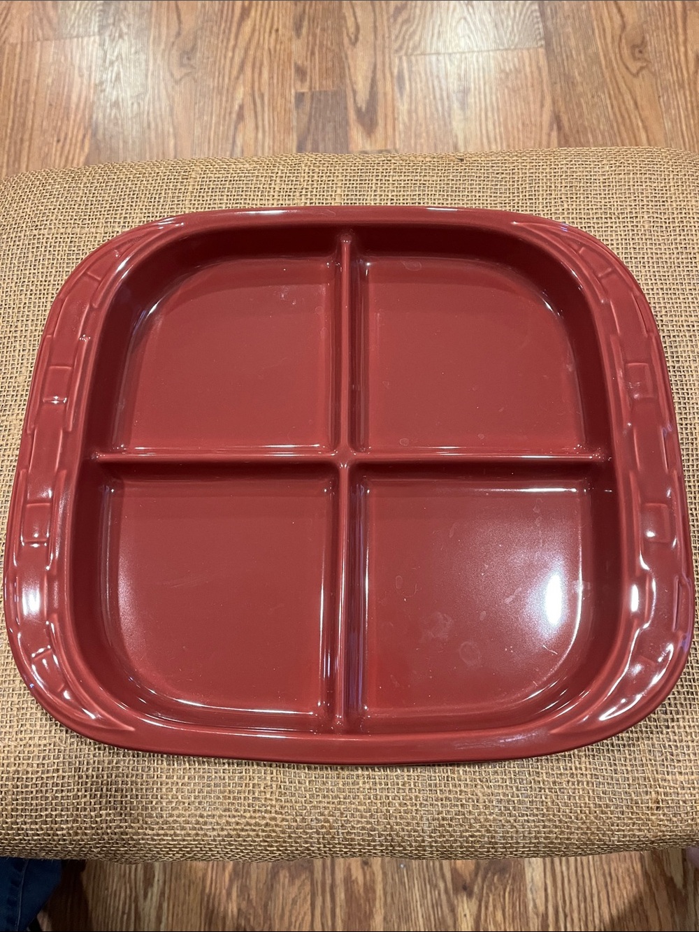 Longaberger divided tray